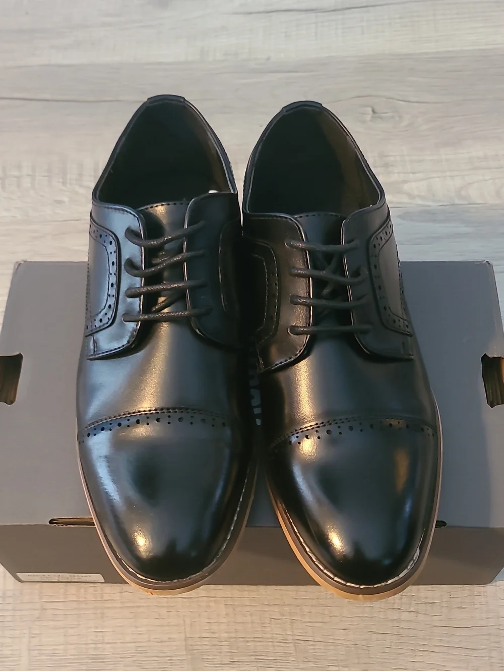 Stacy Adams Boys Black Dress Oxfords